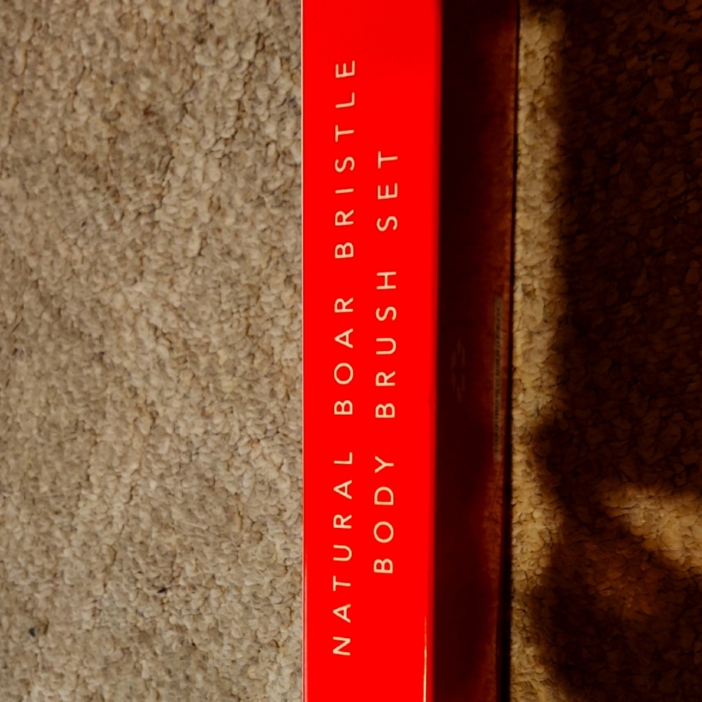 Natural Boar Bristle Body Brush Set